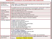 himachal university is available
